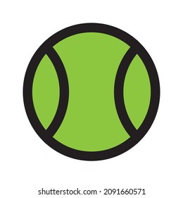 baseball vector line for web, presentation, logo, Icon Symbol.