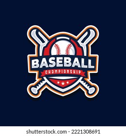Baseball vector logo design template