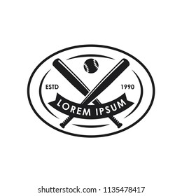 baseball vector logo template 