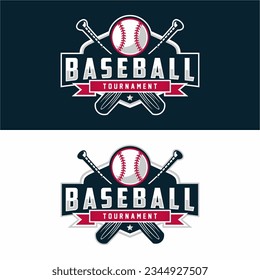 baseball vector mascot logo design with modern illustration concept style for badge, emblem and tshirt printing. baseball emblem illustration for sport team.