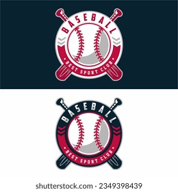 baseball vector mascot logo design with modern illustration concept style for badge, emblem and tshirt printing. baseball emblem illustration for sport team.