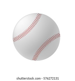 baseball vector realistic illustration isolated on white background