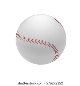 baseball vector realistic illustration isolated on white background