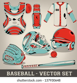 Baseball Vector Set