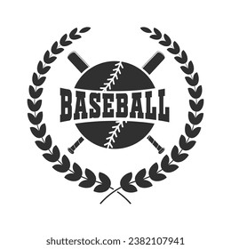 Vector de béisbol, deportes, silueta, silueta deportiva, logotipo de béisbol, vector de juego, torneo de juegos, tipografía de béisbol, liga de campeones, bola