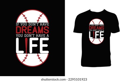 Baseball Vector T Shirt Design. 

