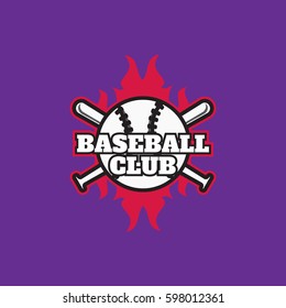 Baseball vintage emblems, labels, badges Baseball logo team