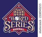 Baseball World Series Logo Emblem