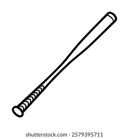 baseball-bat of a line art vector