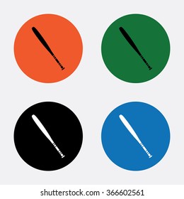 Baseball-bat sport icon