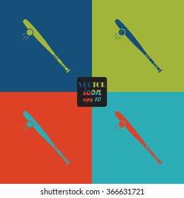Baseball-bat sport icon