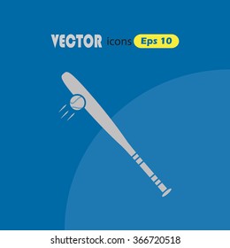 Baseball-bat sport icon