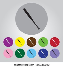Baseball-bat sport icon