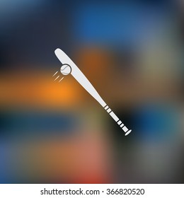 Baseball-bat sport icon