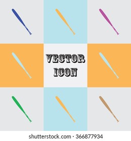 Baseball-bat sport icon