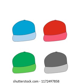 Baseballcap vector in different colors
You can use it in a logo.