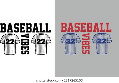 #BaseballVibes"
"Embrace the baseball vibes with this trendy Baseball Vibes T-Shirt! Perfect for casual outings or game day, it's a must-have for all baseball enthusiasts. ⚾️✨ #BaseballVibes"