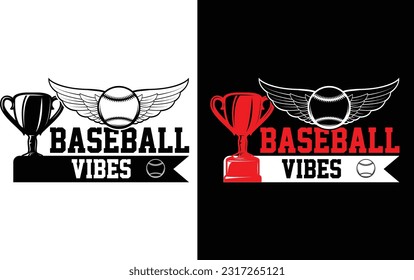 #BaseballVibes"
"Embrace the baseball vibes with this trendy Baseball Vibes T-Shirt! Perfect for casual outings or game day, it's a must-have for all baseball enthusiasts. ⚾️✨ #BaseballVibes"