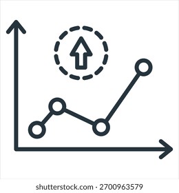 Ilustração do vetor do ícone de contorno da linha de base