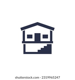 basement icon with a house