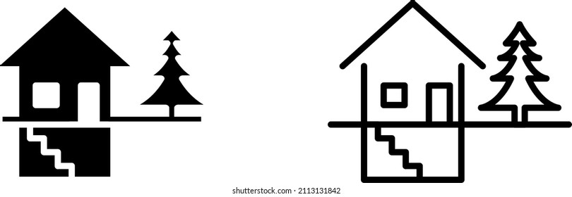 Basement Icon , Vector Illustration