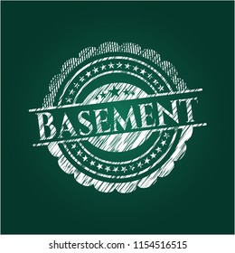 Basement on blackboard