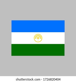 Bashkortostan flag vector illustration in high quality for ui and ux, website or mobile application