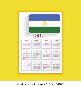 Bashkortostan Neues Jahr 2021 Plakatdesign