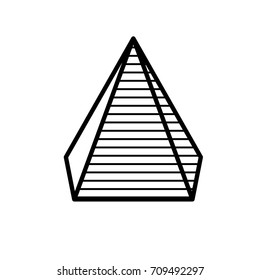 Basic 3d geometric shapes isolated on a white background vector illustration
