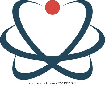 Basic Abstract Atom icon vector