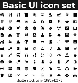 Iconos de aplicaciones básicas y de usuarios web