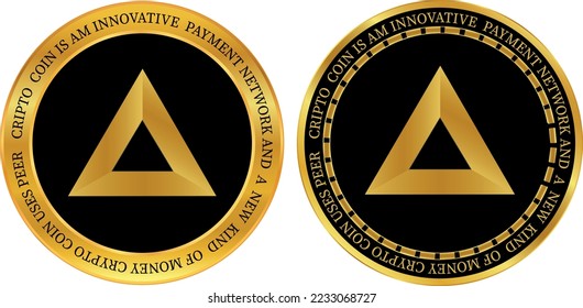 basic attention token-bat coin vector illustrations. 3d illustration.