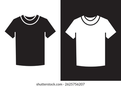 Basic black plain t-shirt illustration vector  . eps 10