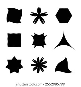 conception de forme noire de base pour le concepteur