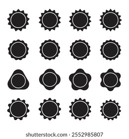 Basic black shape design for designer