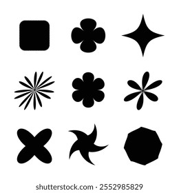 conception de forme noire de base pour le concepteur