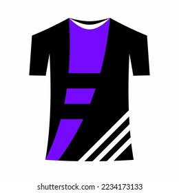 basic black and white shirt or shirt design with designs inside (eps)