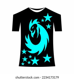 basic black and white shirt or shirt design with designs inside (eps)