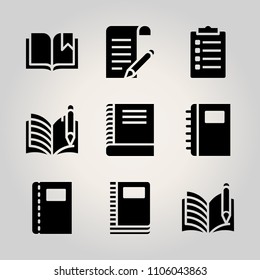 Basic business icon set vector illustration for web