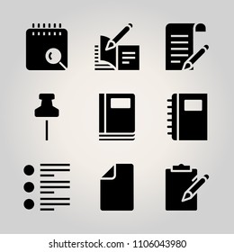 Basic business icon set. vector illustration for web
