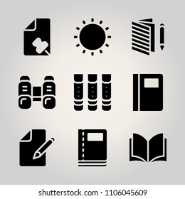 Basic business icon set vector illustration for web