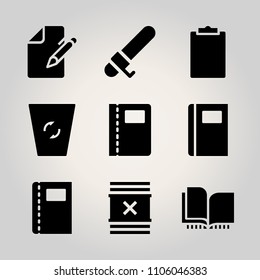 Basic business icon set.  vector illustration for web
