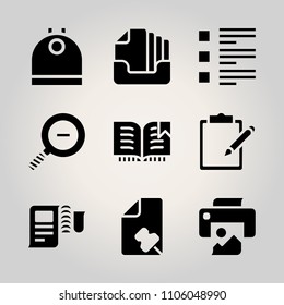 Basic business icon set.  vector illustration for web