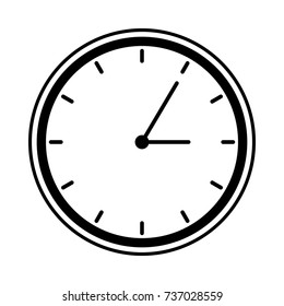 A basic clock icon in vector format.