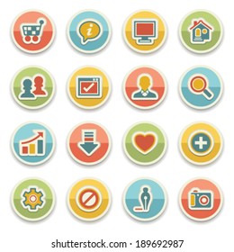 Basic color icons.