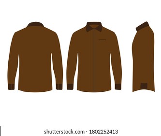 Basic color plain hem illustration, sample image