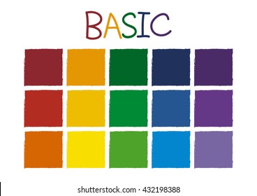 Basic Color Illustration Vector