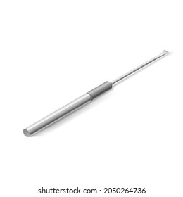 Basic Dental Instrument - Spatula for Preparation of Medicinal Substance, or Filling Material. Item of Medical Equipment for Teeth Dental Care. Dental Hygiene and Healthcare Concept