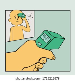 Basic design an infrared thermometer 