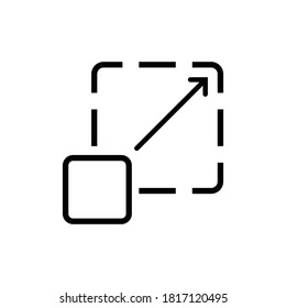 basic editing tools alignment icon
